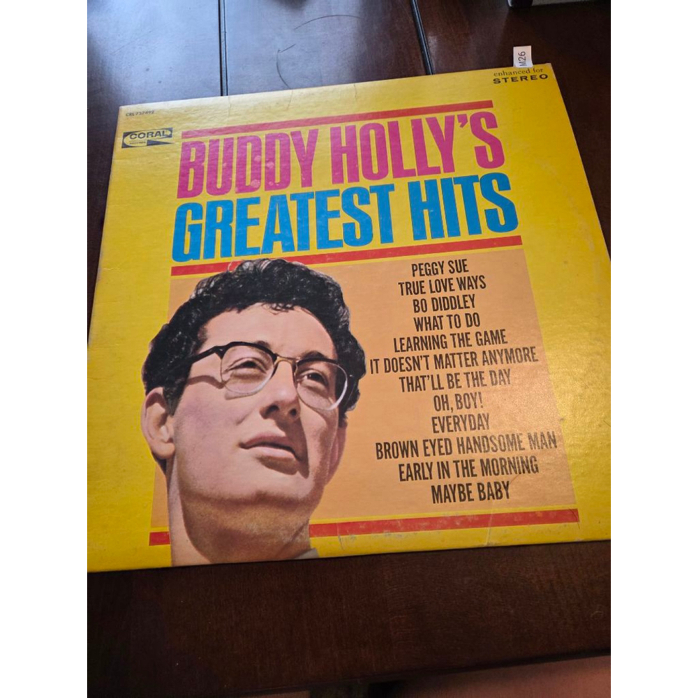 Buddy Holly's Greatest Hits Vinyl Record M26
